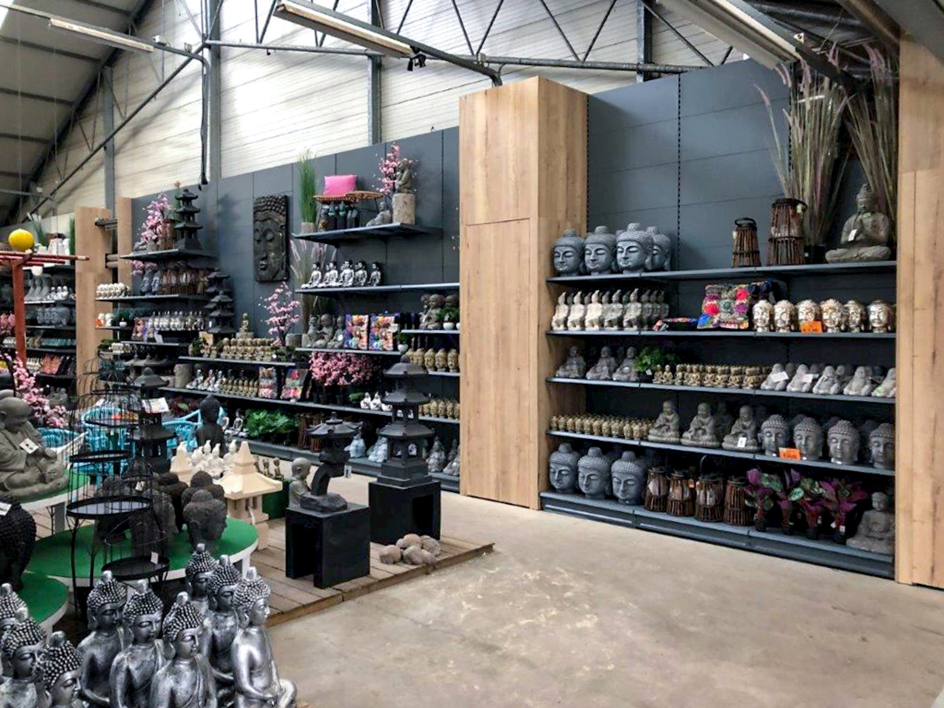 tuincentra inrichten 